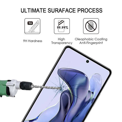 Schutzglas für XIAOMI MI 11T 11T PRO Full Cover Full Glue Tempered Glass Folie