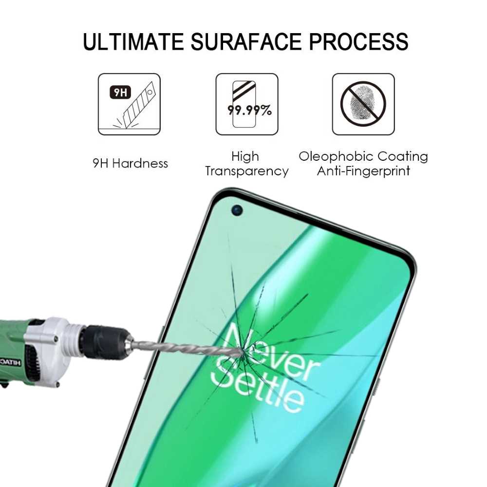 Schutzglas für ONEPLUS 9 PRO Full Cover Full Glue Curved Tempered Glass Folie