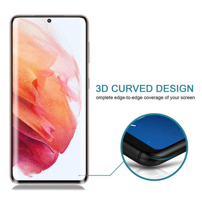 Schutzglas für SAMSUNG GALAXY S21 Full Cover Full Glue Curved Tempered Glass