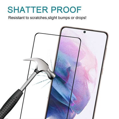 Schutzglas für SAMSUNG GALAXY S21 PLUS Full Cover Full Glue Curved Tempered