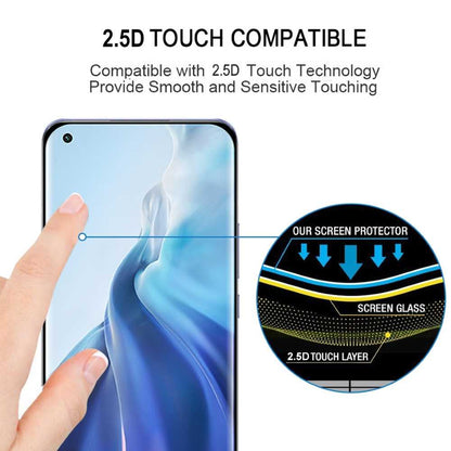 Schutzglas für XIAOMI MI 11 Full Cover Full Glue Curved Tempered Glass Folie