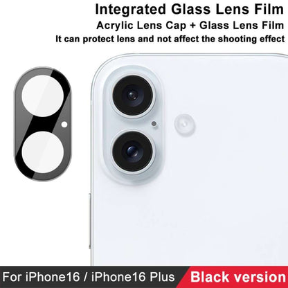 IMAK Kamera Schutzglas für Apple iPhone 16 16 Plus Abdeckung Folie Glass Linse