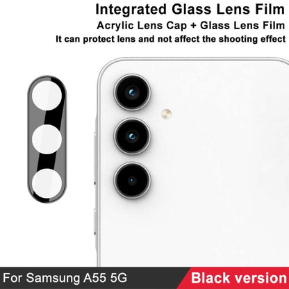 IMAK Kamera Schutzglas für Samsung Galaxy A55 Abdeckung Folie Linse Glass Film