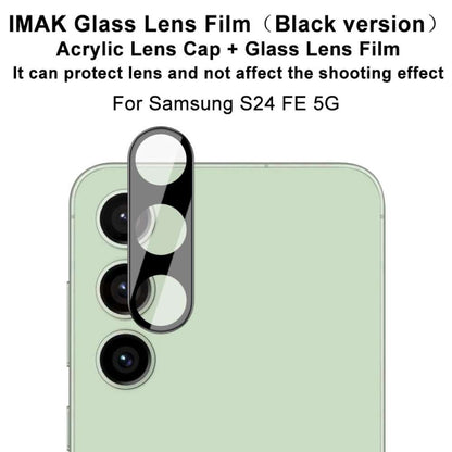 IMAK Kamera Schutzglas für Samsung Galaxy S24 FE Abdeckung Folie Glass Linse
