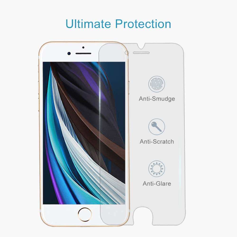 Schutzglas Schutzfolie Tempered Glass Screen für Apple iPhone 8 7 6 6S SE 2020