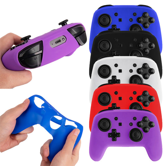 Silikon Hülle für Nintendo Switch Pro Game Controller Flexibel Cover Rutschfest