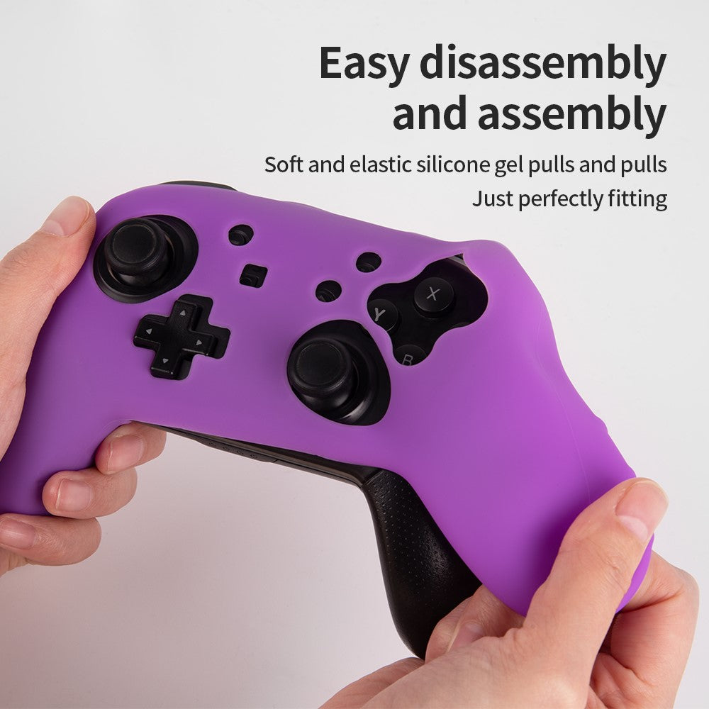 Silikon Hülle für Nintendo Switch Pro Game Controller Flexibel Cover Rutschfest