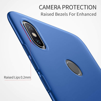 MSVII Hard Case für Xiaomi Mi A2 ultradünne PC Handyhülle Schutz Cover Schale