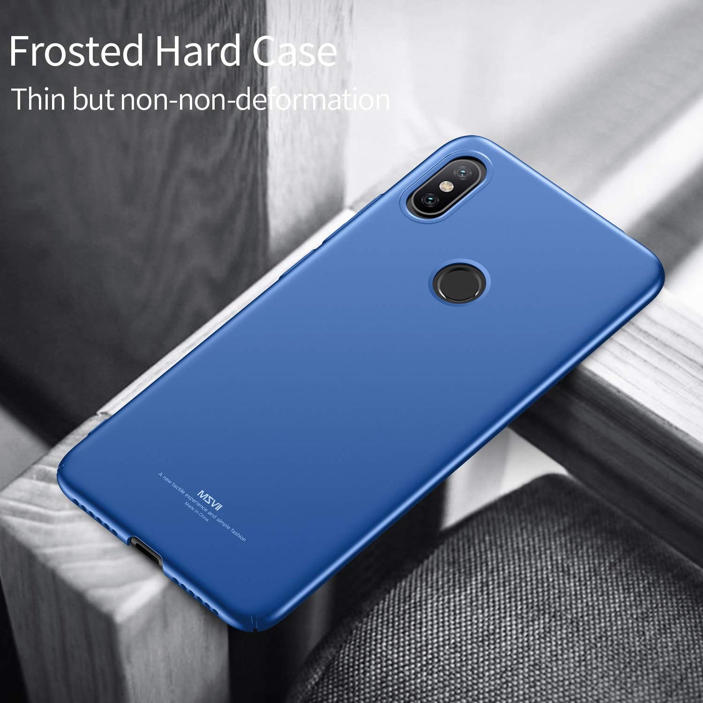MSVII Hard Case für Xiaomi Mi A2 ultradünne PC Handyhülle Schutz Cover Schale