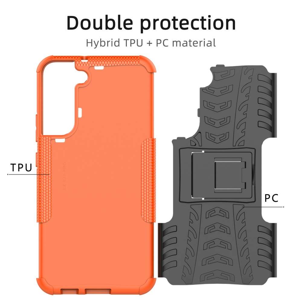 Outdoor Hülle für Samsung Galaxy S22 PLUS Tire Rutschfest Kickstand Schutz Cover