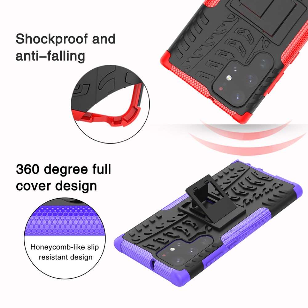 Outdoor Hülle für Samsung Galaxy S22 ULTRA Tire Rutschfest Stand PC TPU Case
