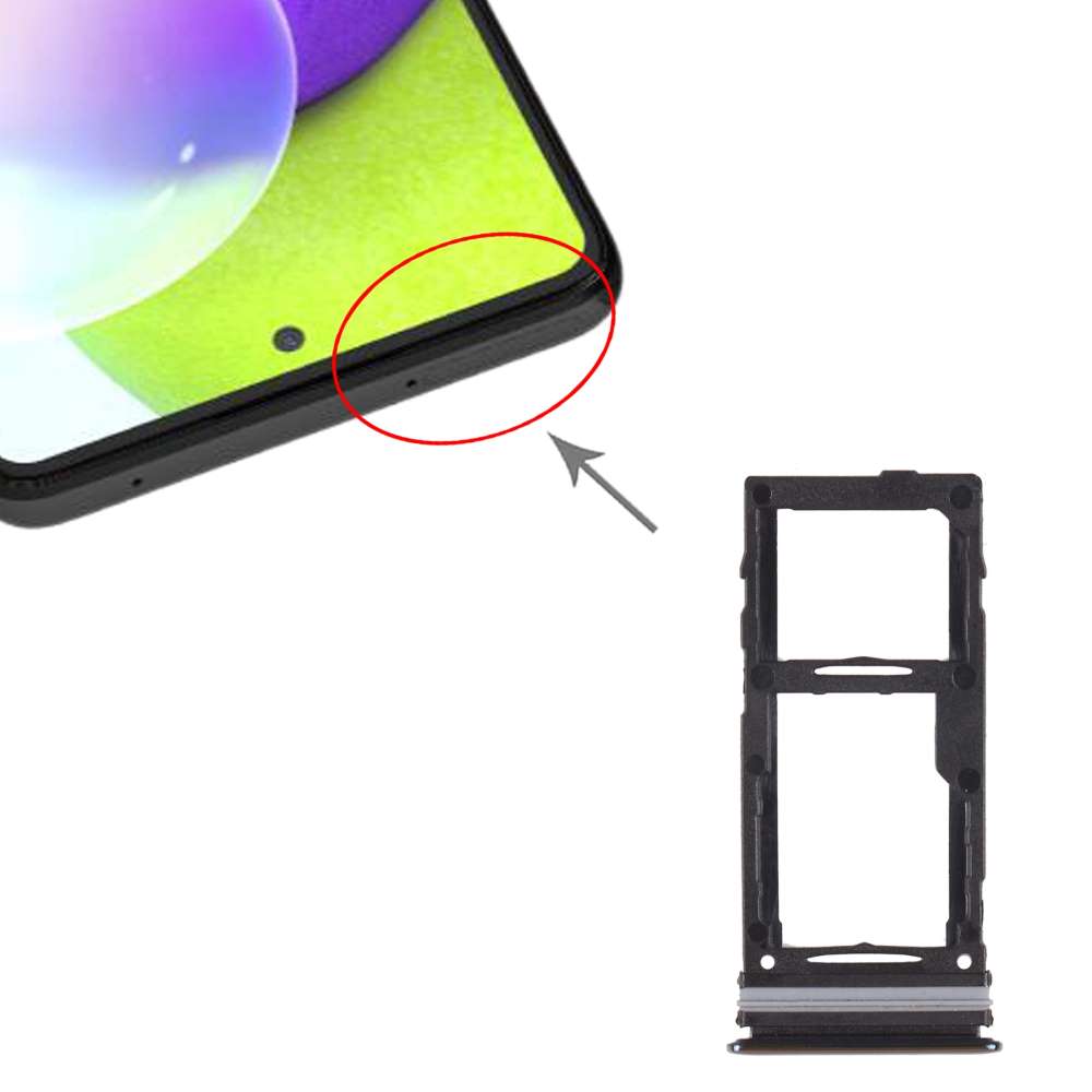 Dual Sim Tray für Samsung Galaxy A52 | A72 Kartenhalter Fach Schlitten SD Slot