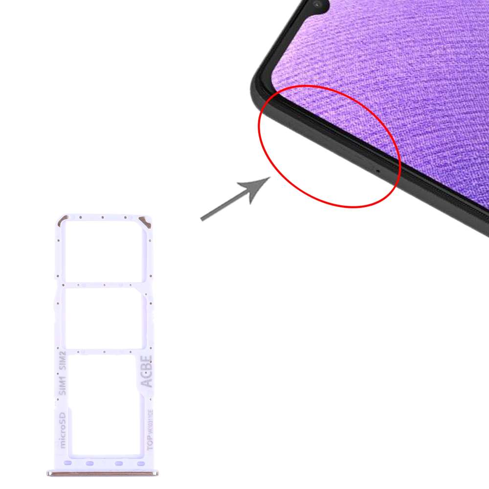 Dual Sim Tray für Samsung Galaxy A32 4G Kartenhalter Fach Schlitten SD Card Slot