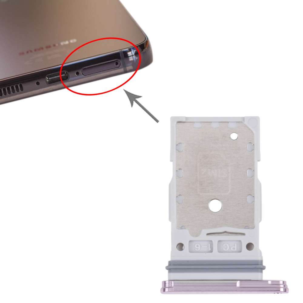 Dual Sim Tray für Samsung Galaxy S23 | S23+ PLUS Karten Halter Fach Schlitten