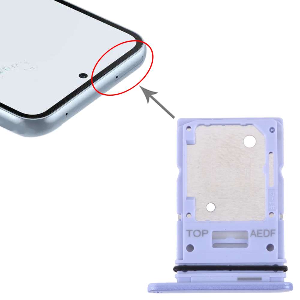 Dual Sim Tray für Samsung Galaxy A54 Kartenhalter Fach Schlitten SD Card Slot