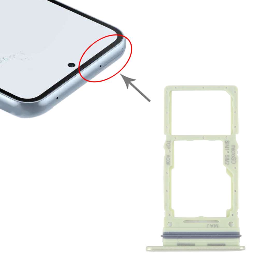 Dual Sim Tray für Samsung Galaxy A34 Kartenhalter Fach Schlitten SD Card Slot