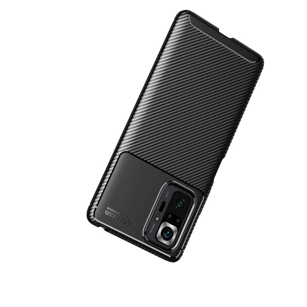 TPU Case für XIAOMI REDMI NOTE 10S Carbon Fiber Muster Shockproof Texture Hülle