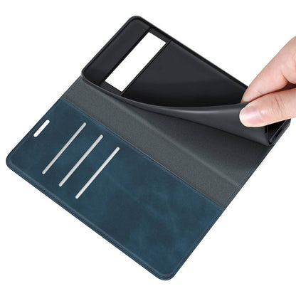 Handy Tasche für Google Pixel 6 PRO Retro Skin Magnetic Klappetui Schutzhülle