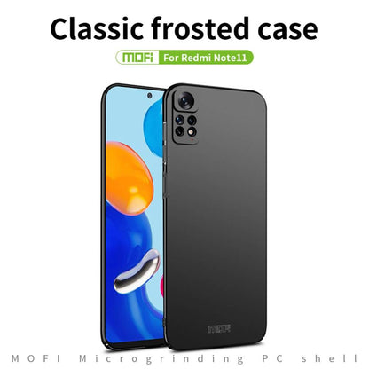 MOFI Hard Cover für Xiaomi Redmi Note 11 ultradünne PC Handyhülle Matt Case