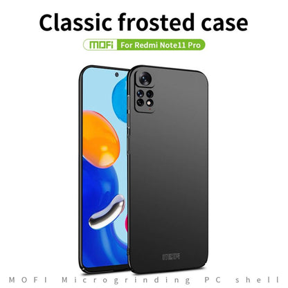 MOFI Hard Cover für Xiaomi Redmi Note 11 PRO ultradünne PC Handyhülle Matt Case