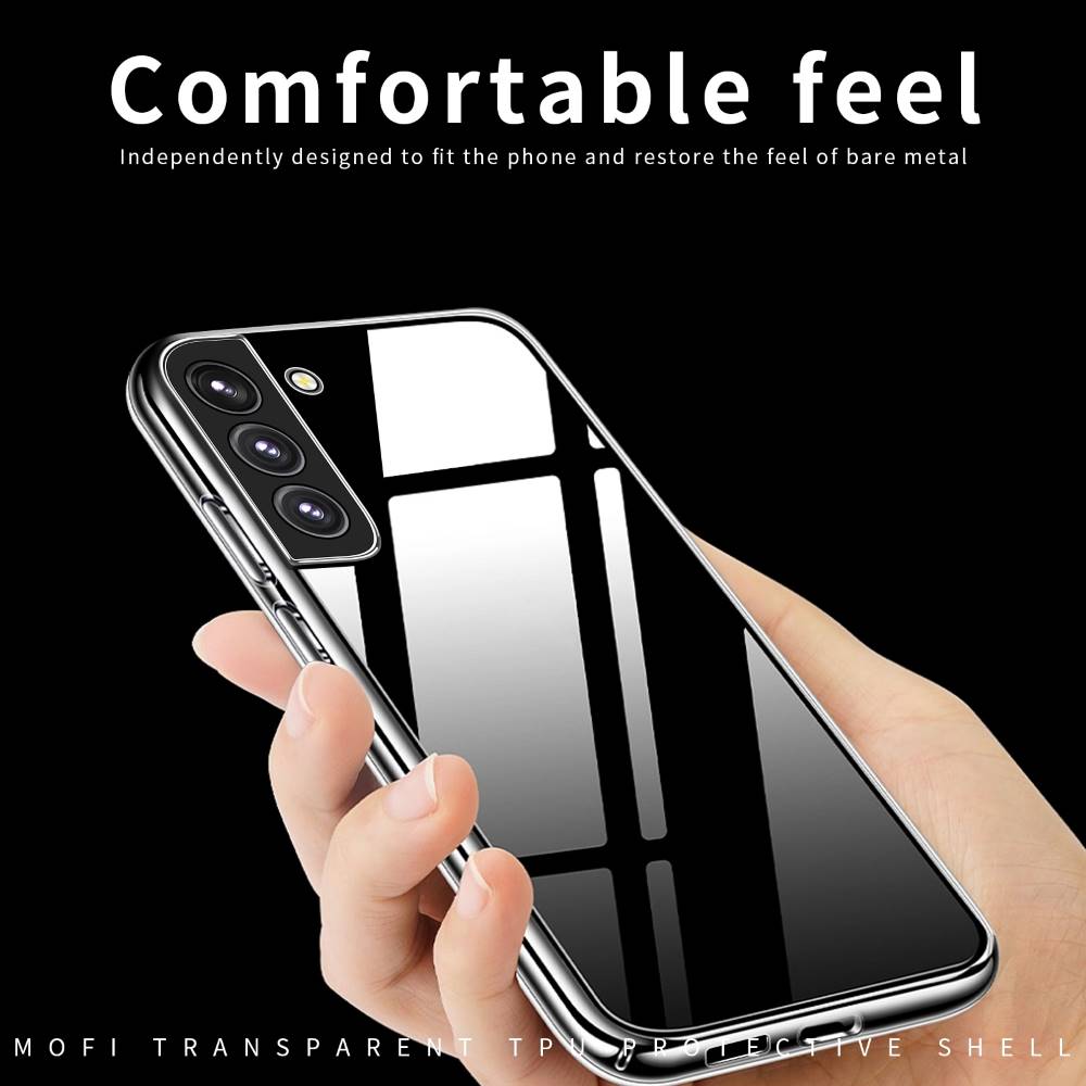 MOFI TPU Hülle für Samsung Galaxy S22 PLUS Ming Series Transparent Schutzcover