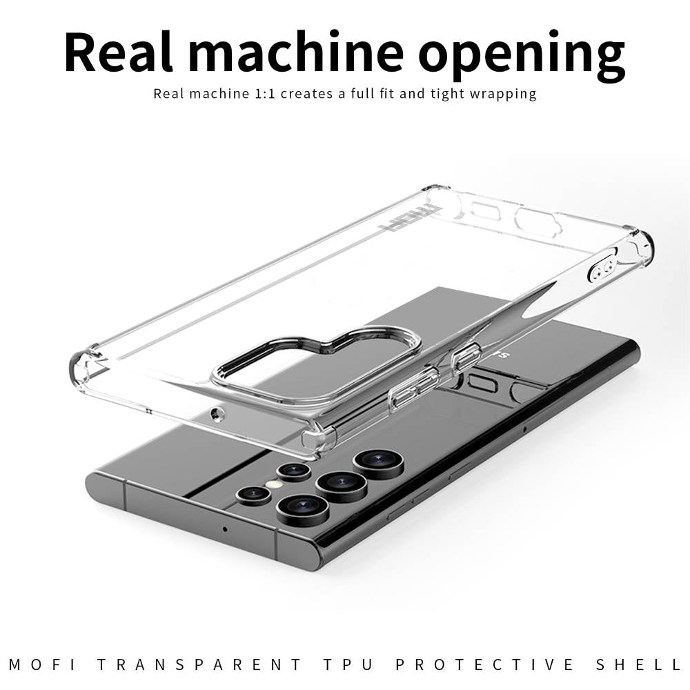 MOFI TPU Hülle für Samsung Galaxy S22 ULTRA Ming Series Transparent Schutzcover