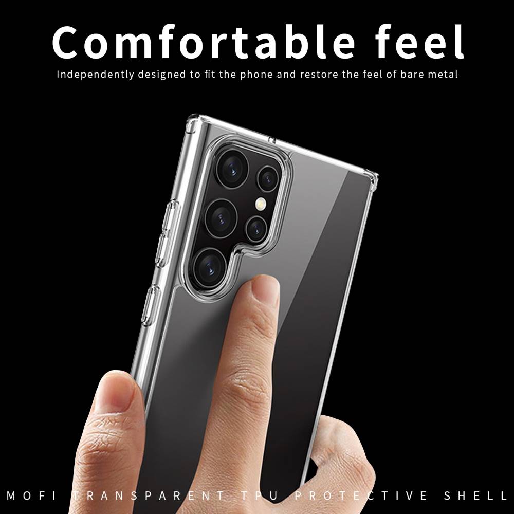 MOFI TPU Hülle für Samsung Galaxy S22 ULTRA Ming Series Transparent Schutzcover