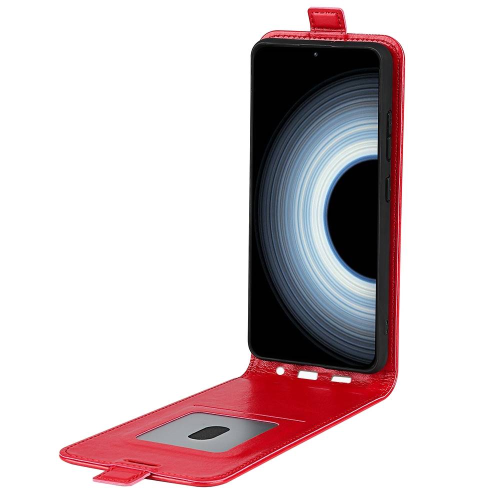 Handy Tasche für Xiaomi 12T 12T PRO Crazy Horse Klappetui Swipe Card Hülle Case