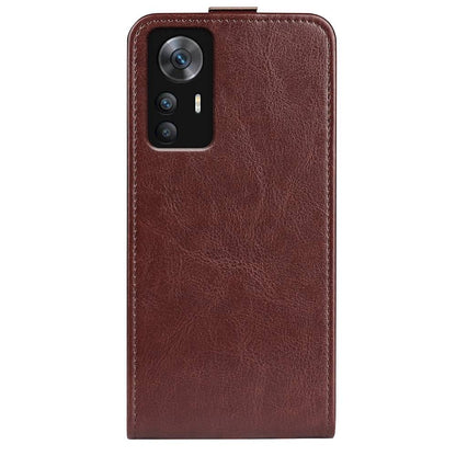 Handy Tasche für Xiaomi 12T 12T PRO Crazy Horse Klappetui Swipe Card Hülle Case