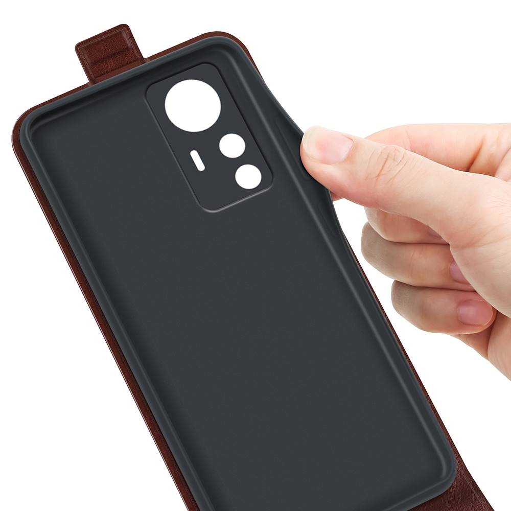 Handy Tasche für Xiaomi 12T 12T PRO Crazy Horse Klappetui Swipe Card Hülle Case