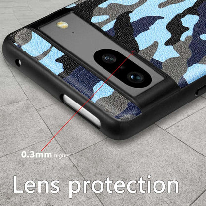 TPU Hülle für Google Pixel 7a Camouflage Schutz Case Army Flexibel Tarn Muster