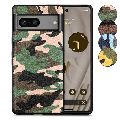 TPU Hülle für Google Pixel 7 Camouflage Schutz Case Army Flexibel Tarn Muster