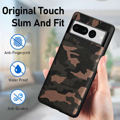 TPU Hülle für Google Pixel 8 Camouflage Schutz Case Army Flexibel Tarn Muster