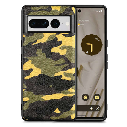 TPU Hülle für Google Pixel 7 PRO Camouflage Schutz Case Army Flexi Tarn Cover