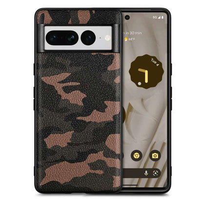 TPU Hülle für Google Pixel 7 PRO Camouflage Schutz Case Army Flexi Tarn Cover