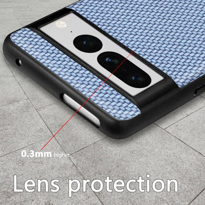 TPU Hülle für Google Pixel 7 PRO Carbon Fiber Texture Optik Schutz Backcover