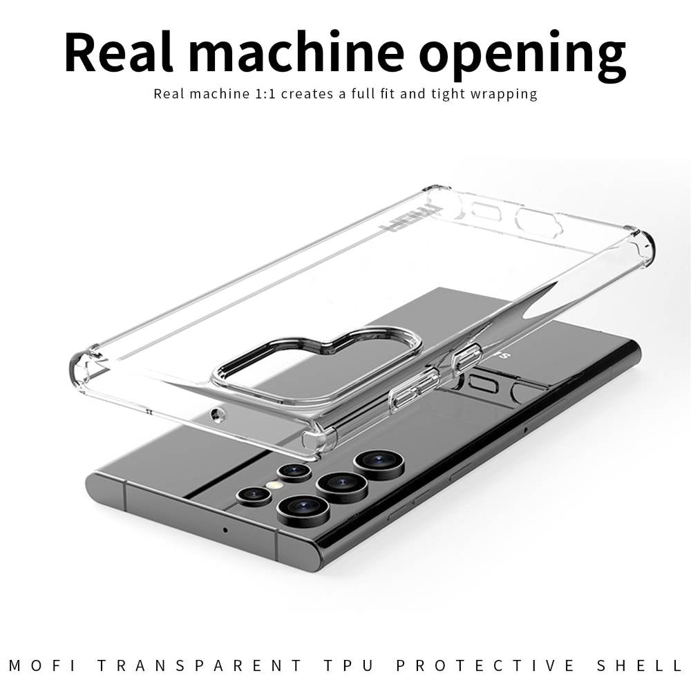 MOFI TPU Hülle für Samsung Galaxy S23 ULTRA Ming Series Transparent Schutzcover