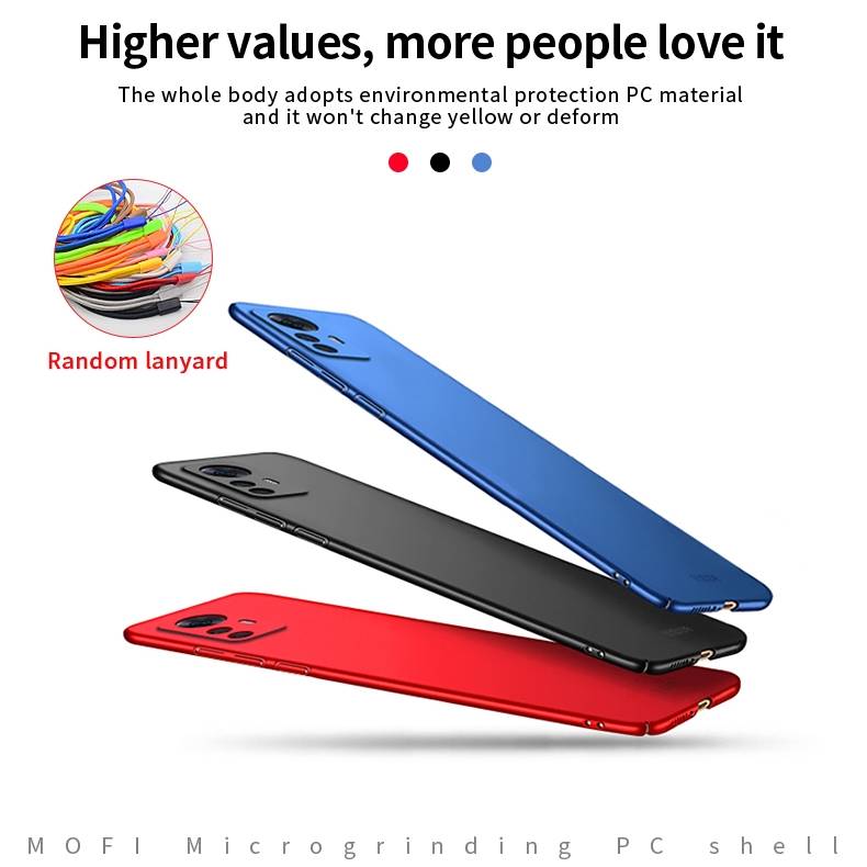 MOFI Hard Cover für Xiaomi 12T ultradünne PC Handyhülle Matt Case 0,7mm Schale