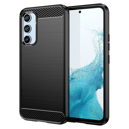 TPU Hülle für Samsung Galaxy A54 Carbon Fiber Skin Brushed Schutzcover Soft Case