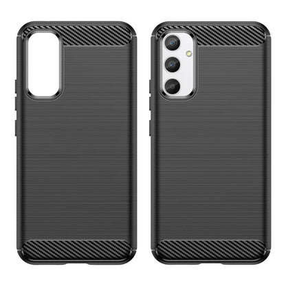 TPU Hülle für Samsung Galaxy A34 Carbon Fiber Skin Brushed Schutzcover Soft Case