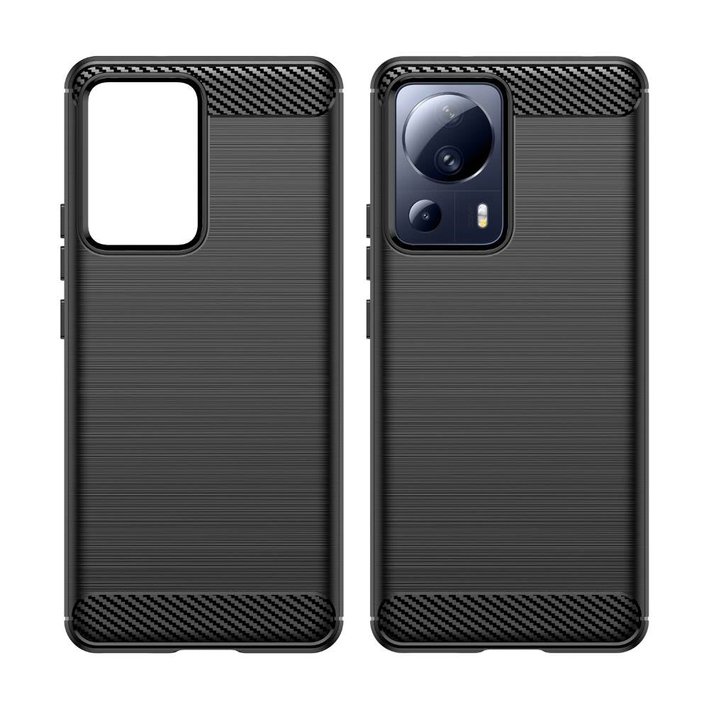 TPU Hülle für Xiaomi 13 LITE Carbon Fiber Skin Brushed Schutzcover Soft Case