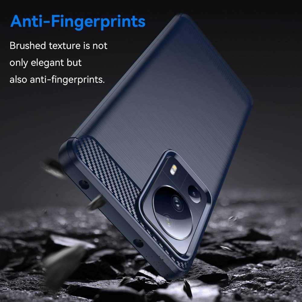TPU Hülle für Xiaomi 13 LITE Carbon Fiber Skin Brushed Schutzcover Soft Case