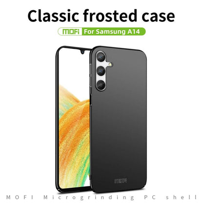 MOFI Hard Cover für Samsung Galaxy A14 ultradünne PC Handyhülle Matt Case 0,7mm