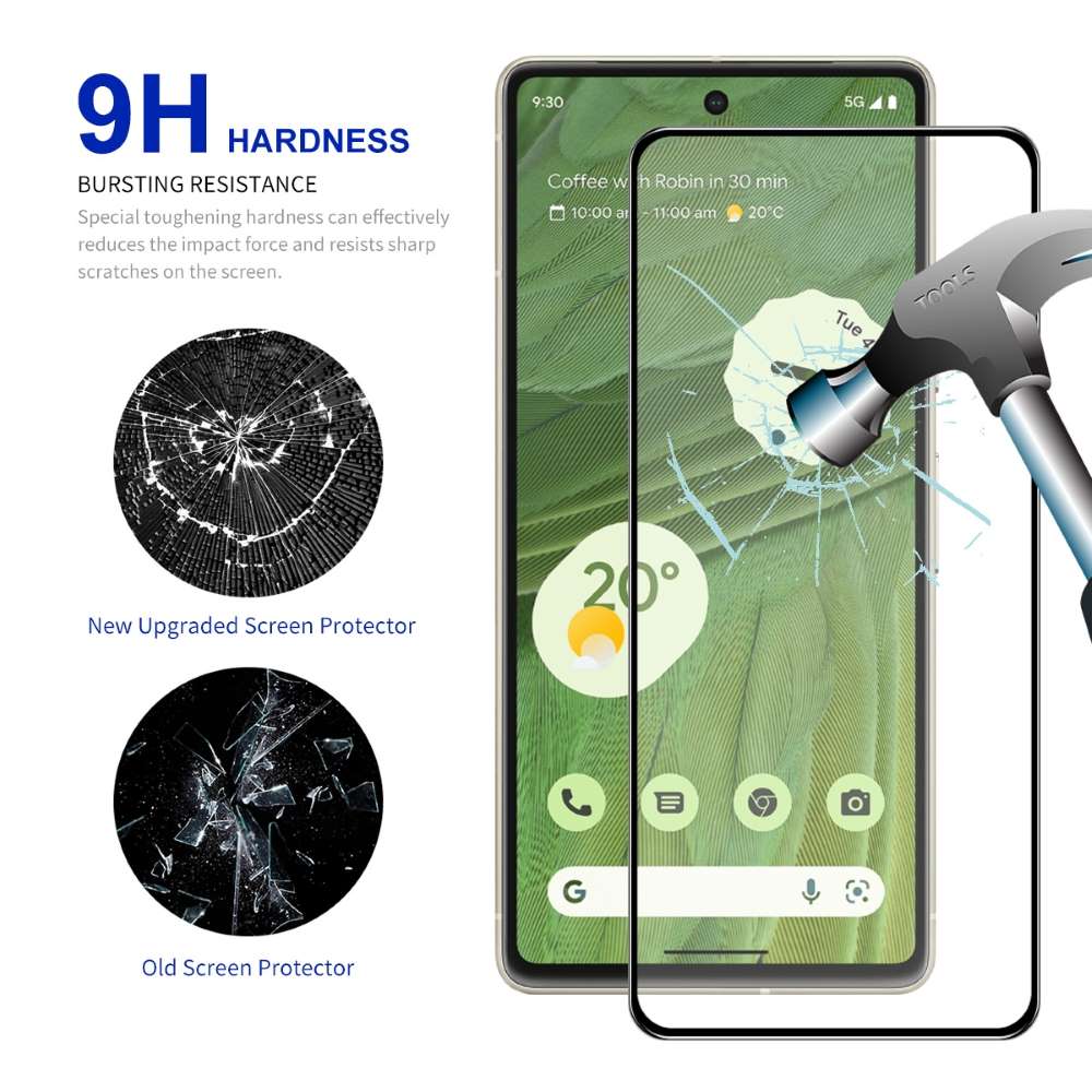 Schutzglas für Google Pixel 7a Full Cover Full Glue Tempered Glass Schutz Folie