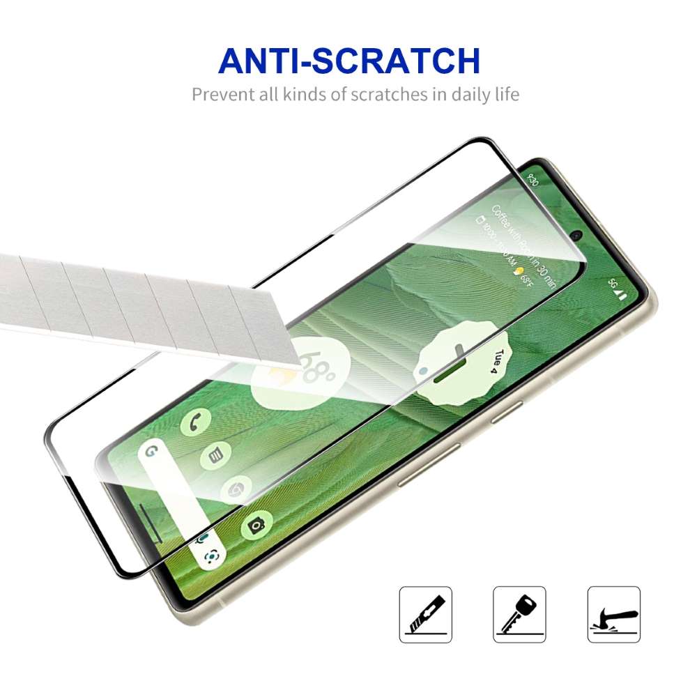 Schutzglas für Google Pixel 7a Full Cover Full Glue Tempered Glass Schutz Folie