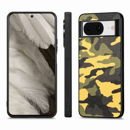 TPU Hülle für Google Pixel 8 Camouflage Schutz Case Army Flexibel Tarn Muster