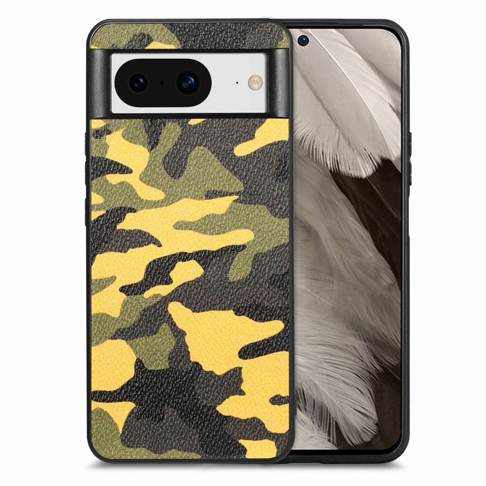 TPU Hülle für Google Pixel 8 Camouflage Schutz Case Army Flexibel Tarn Muster