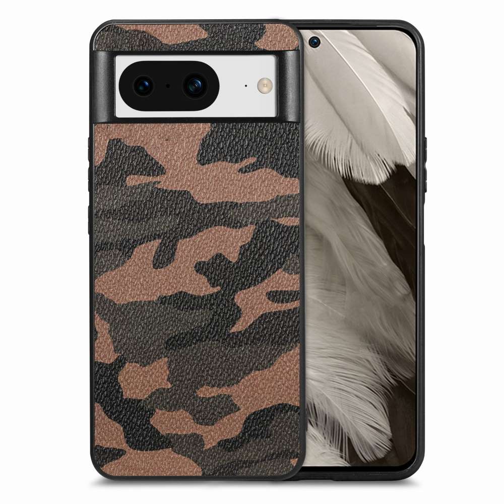 TPU Hülle für Google Pixel 8 Camouflage Schutz Case Army Flexibel Tarn Muster