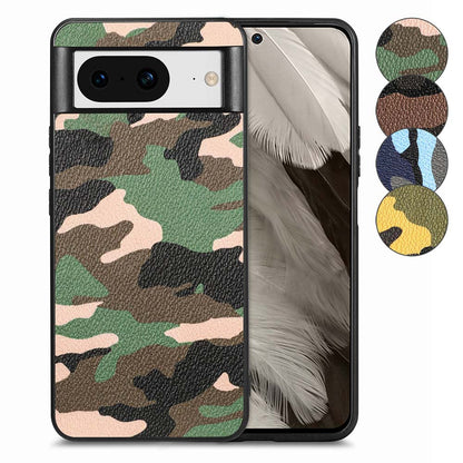 TPU Hülle für Google Pixel 8 Camouflage Schutz Case Army Flexibel Tarn Muster