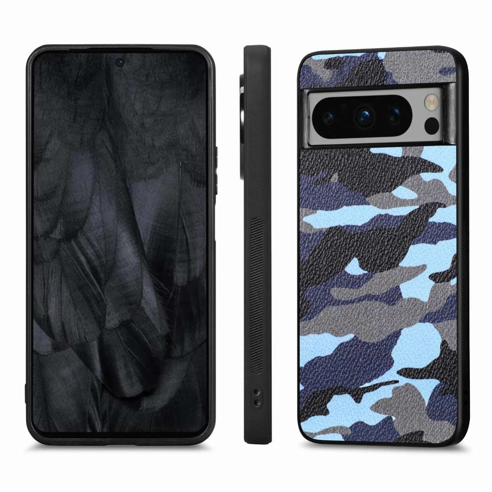 TPU Hülle für Google Pixel 8 PRO Camouflage Schutz Case Army Flexi Tarn Cover